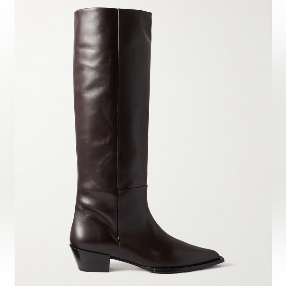 Aeyde Arla Moka Heeled Boots